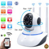 Camara Seguridad Wifi Robotica 3 Antenas