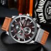 Reloj Curren 8346 Hombre Pulso Cuero