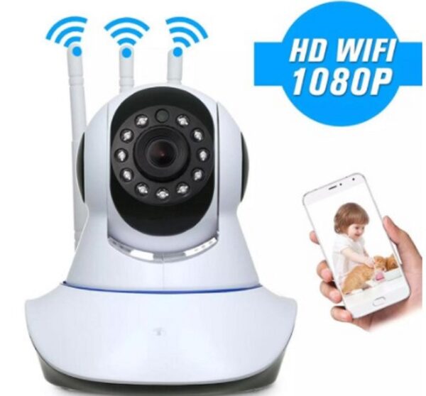 Kit 2 Camaras Seguridad Wifi Roboticas