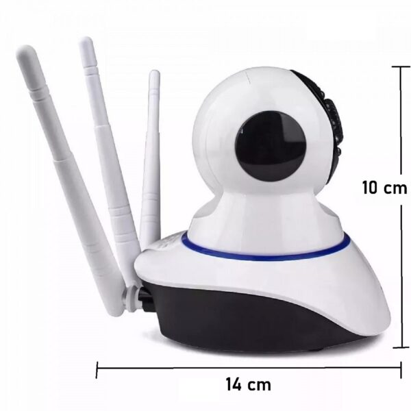 Kit 2 Camaras Seguridad Wifi Roboticas