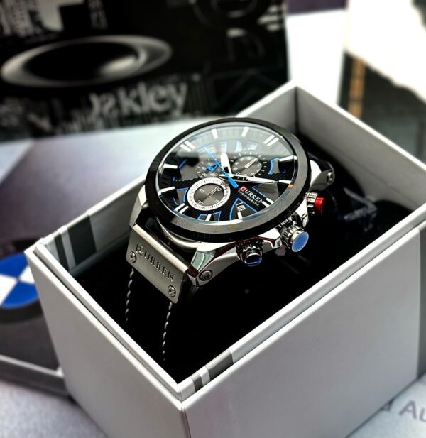 Reloj Curren 8346 Hombre Pulso Cuero