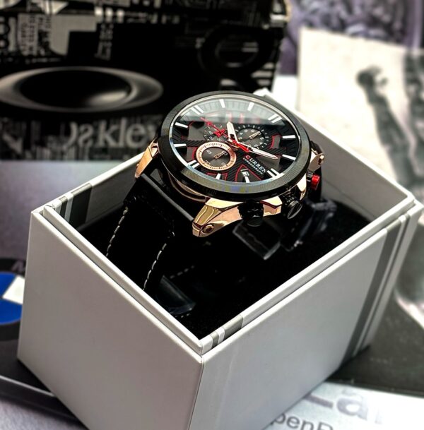 Reloj Curren 8346 Hombre Pulso Cuero