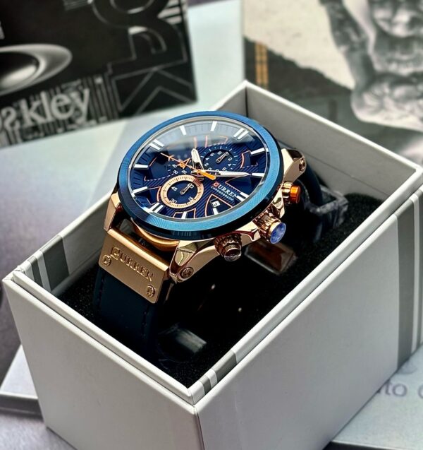 Reloj Curren 8346 Hombre Pulso Cuero