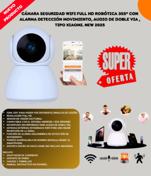 Camara Seguridad Wifi Tipo Xiaomi