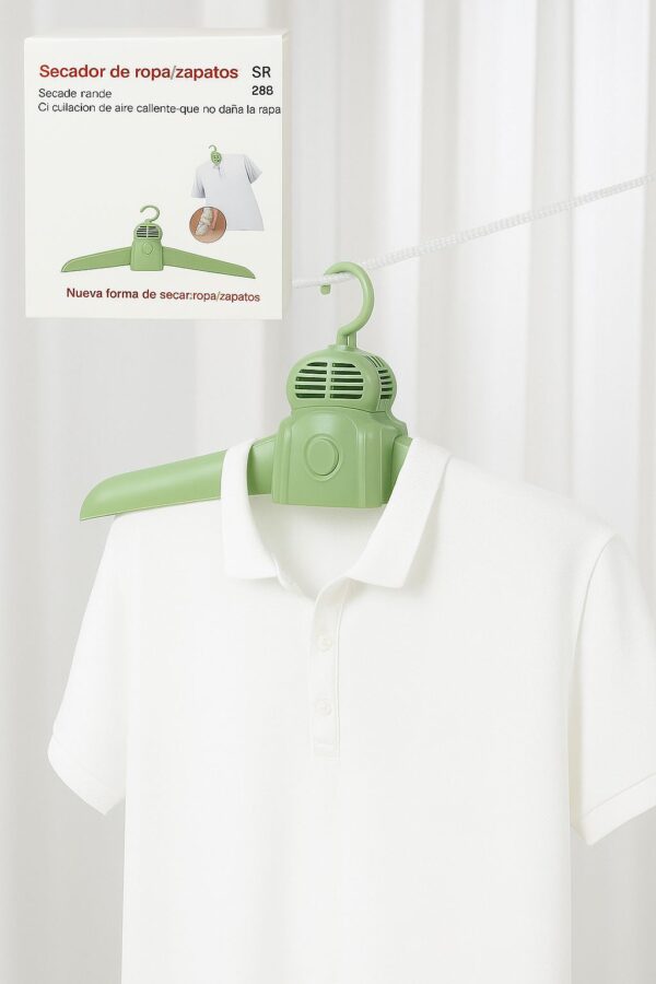 SECADOR PORTATIL DE ROPA Y CALZADO