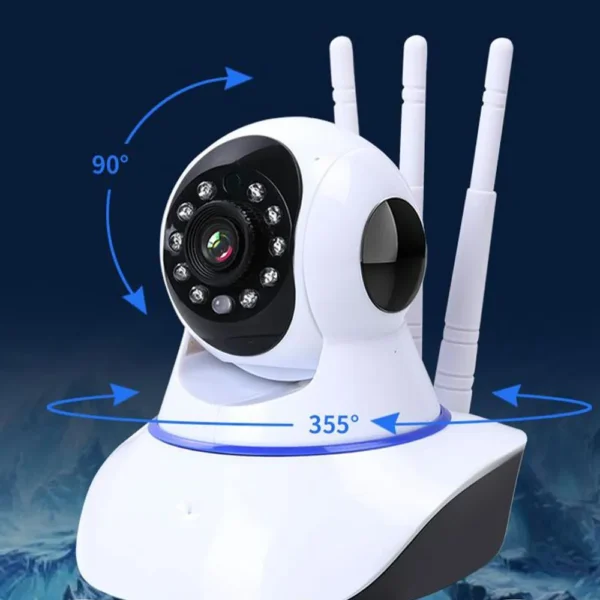 Kit 2 Camaras Seguridad Wifi Roboticas