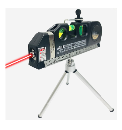 Metro nivel laser con tripode